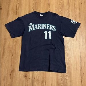 Vintage Majestic Seattle Mariners Edgar Martinez Jersey Shirt Size M